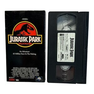 MCA Universal Jurassic Park VHS Movie Black 1994 Release Spielberg